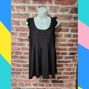 Torrid Super Soft Knit Tank Top – Women’s Size 0 Black Scoop Neck Sleeveless Tee